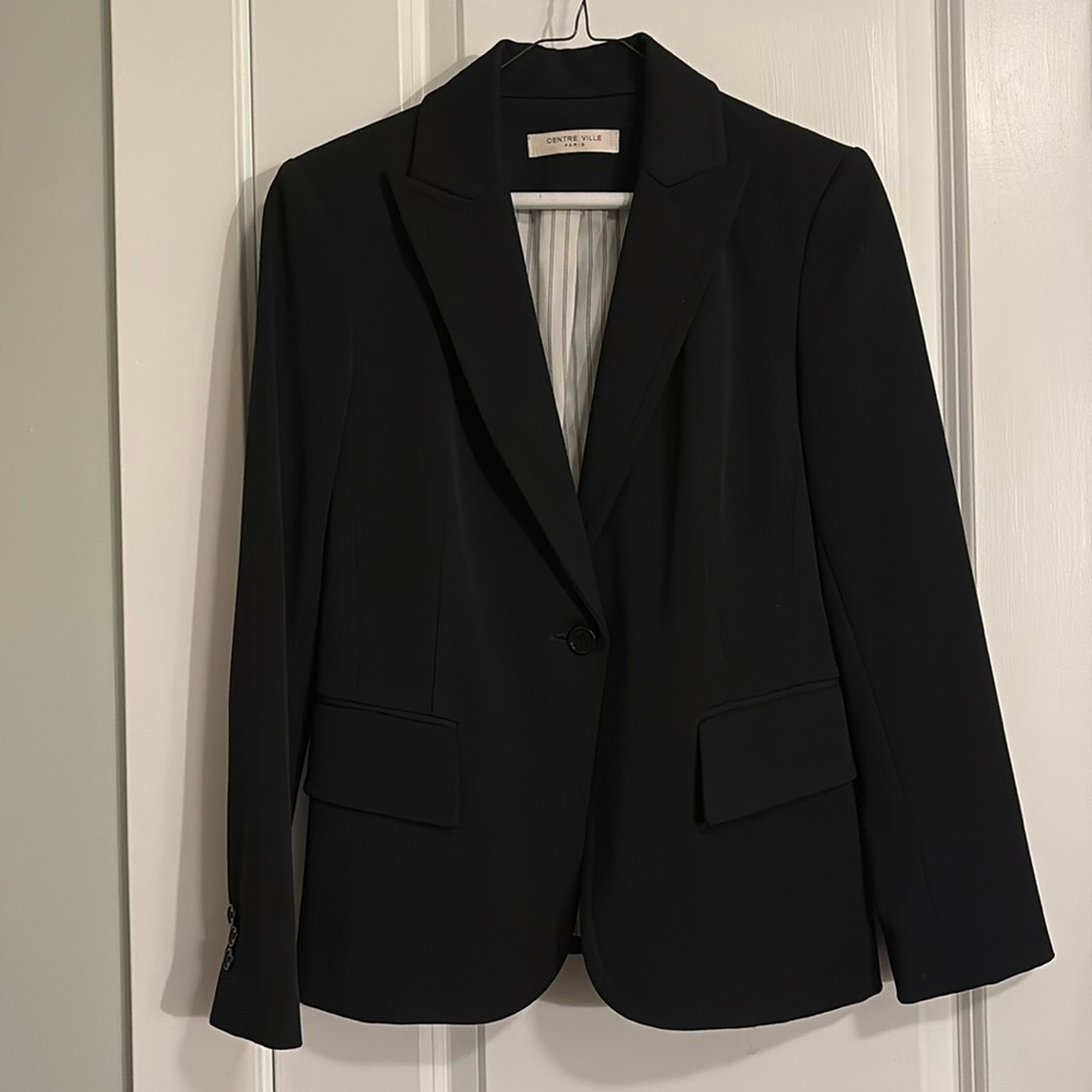 Centre Ville Classic Black Blazer